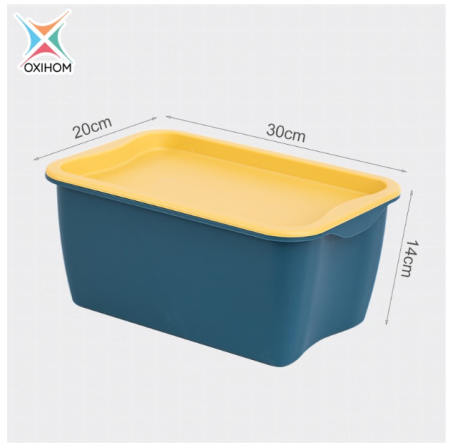 Oxihom Container Box Plastik Kontainer Storage Box Kotak Penyimpanan - Biru