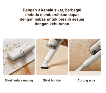 Deerma dx300 Household Handheld Portable Vacuum Cleaner Strength Dust Collector 15KPA