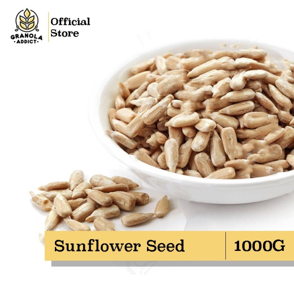 Granola Addict - Sunflower Seed / Kuaci Kupas 1KG (Raw / Mentah)