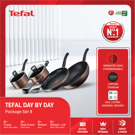 TEFAL Day by Day Set Package 8pcs