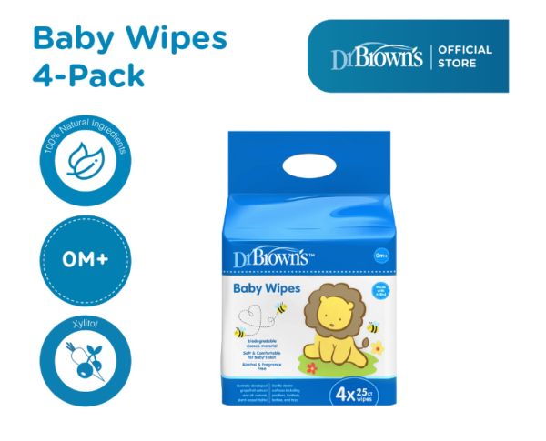 Dr.Brown's Baby Wipes / Tisu basah / tissue / tissue basah 1 bag