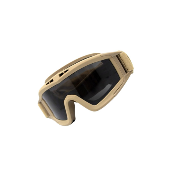Hamlin Owen Kacamata Olahraga Taktis Airsoft Ski Goggles with 3 Lens ORIGINAL - Khaki