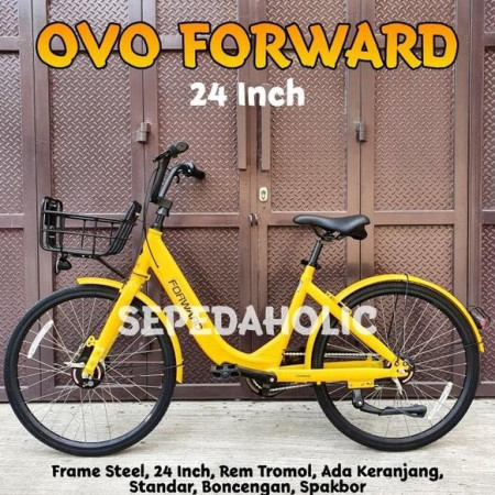Sepeda Santai OVO FORWARD Keranjang 24 Inch