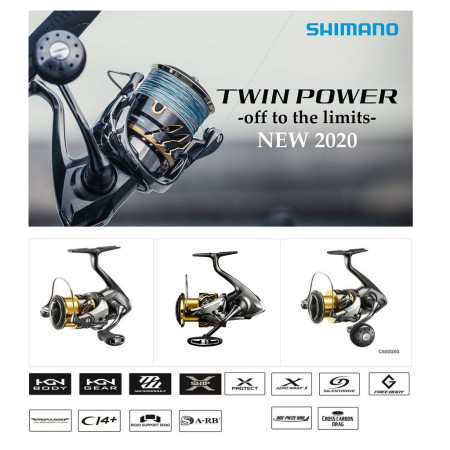 Reel Pancing Spinning Shimano Twinpower Twin Power FD 2020 Japan
