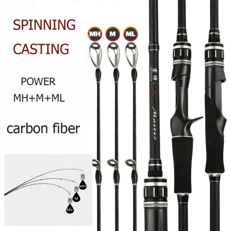 Goture Lure Tongkat Pancing Fishing Rod Spinning Casting Fishing Rod Carbon