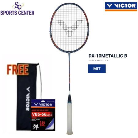Raket Badminton Victor DriveX 10 / Drive X 10 Metallic B