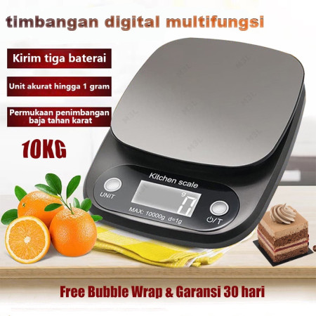 UPHOME Timbangan Dapur Digital 10Kg / Timbangan Kue Digital Dapur Premium / Mini Kitchen Scale