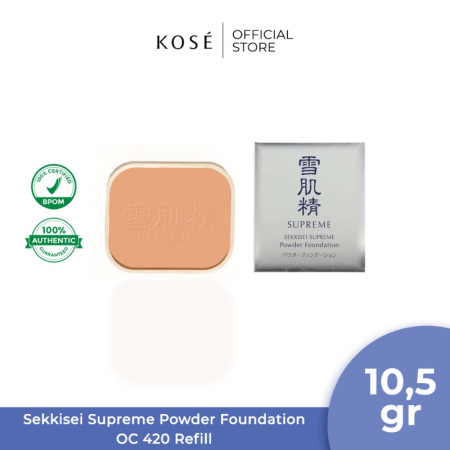 KOSÉ Sekkisei Supreme Powder Foundation OC-420 Refill