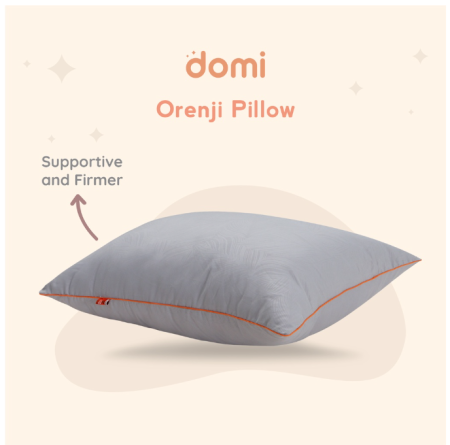 Domi Bantal Orenji 50x70 Grey - Pillow