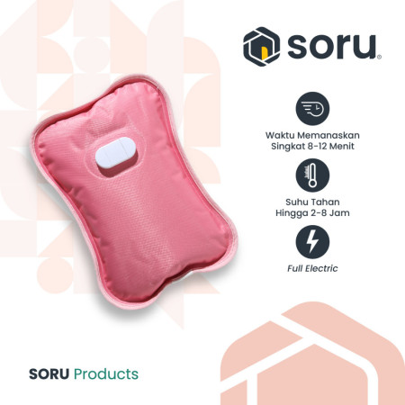SORU Bantal Terapi Kompres Air Panas Elektrik / Portable Water Heating Pad