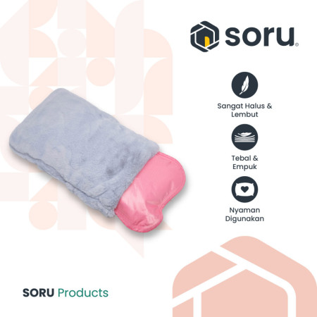 SORU Sarung Bantal Terapi Kompres Air Panas Elektrik Portable Heating Pad