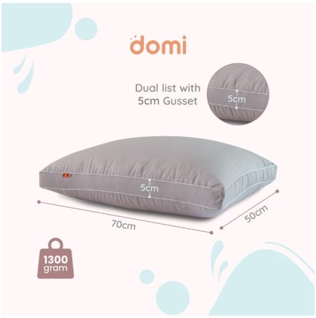 Domi Bantal Korean Microfiber Grey / Pillow