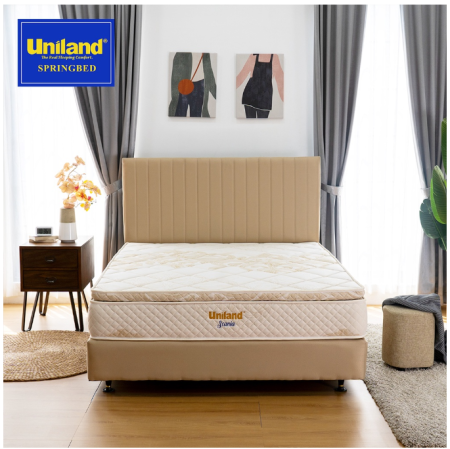 Uniland Springbed Scania Pillowtop - Full Set Kasur Spring Bed