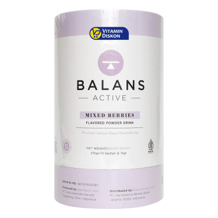 BALANS ACTIVE MIXED BERRIES FIBER AND PROBIOTICS DRINK 210GR