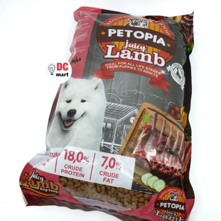 Petopia DOG FOOD 1KG All Life Stages / Makanan Kering untuk Hewan Puppy sampai Dewasa