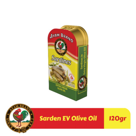 Ayam Brand - Ikan Sarden Kaleng Extra Virgin Olive Oil 2 pcs 120gr