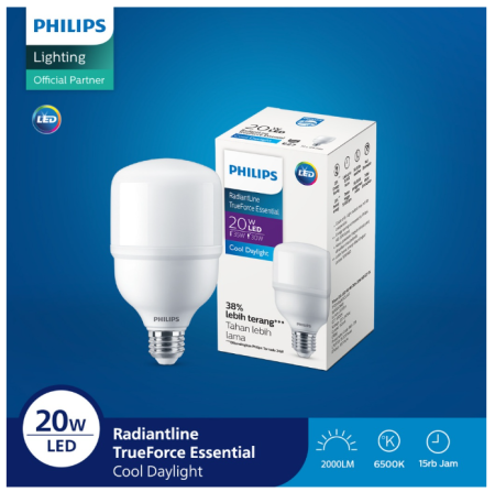 Philips Lampu Radiantline TrueForce Essential 20W Putih