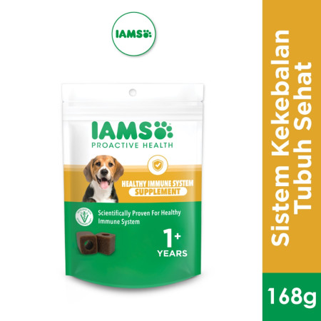 IAMS Dog Supplement - Rasa Ayam untuk Sistem Kekebalan Tubuh 168 gr