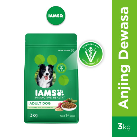 IAMS Makanan Kering Anjing Dewasa Proactive Health 3 kg