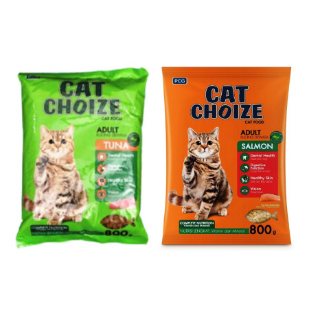 Cat Choize Makanan Kucing Kering Dewasa / Dryfood Adult 800 gram Tuna Salmon