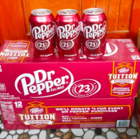 Dr Pepper Soft Drink - Minuman Soda Import 1 dus - Cherry
