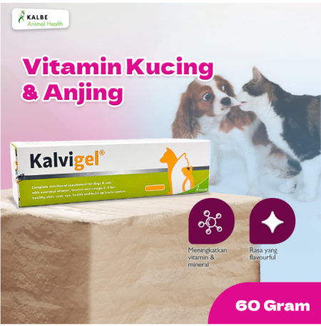 Kalvigel 60 Gram - Vitamin Kucing dan Anjing