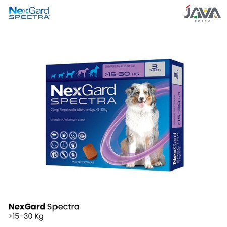 Nexgard Spectra L - Obat Kutu & Obat Cacing Anjing 15-30 kg