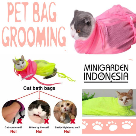 GROOMING BAG Tas Groming Peralatan Mandi Potong Kuku Kucing