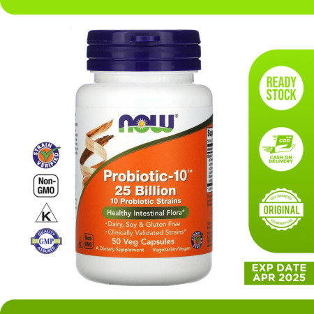 Vitamin Suplemen Probiotic Probiotik 10 25 Billion Now 50 Veg Kapsul