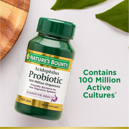 Nature’s Natures Bounty Acidophilus Probiotic 120 Tablets