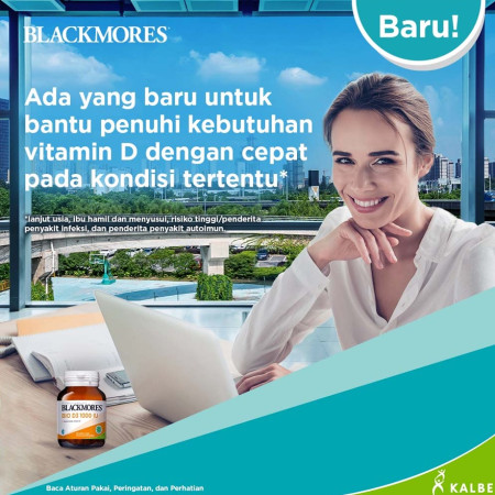 BLACKMORES - BIO D3 1000 IU 30 Kapsul Lunak BPOM Kalbe Vitamin D