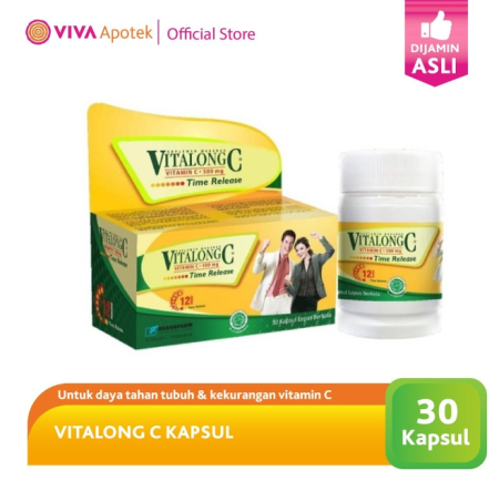 Vitalong C untuk Kebutuhan Vitamin C (30 Kapsul)