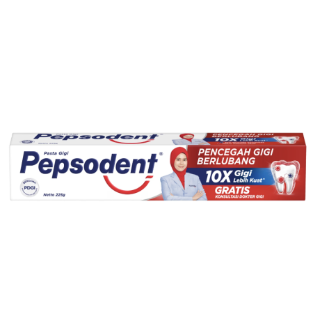 Pepsodent - Pasta Gigi Pencegah Gigi Berlubang 225g