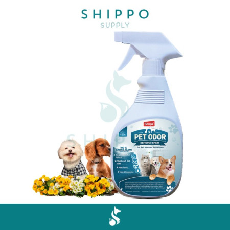 Pet Odor / Penghilang Bau Pesing Pipis Kotoran Kucing Anjing - 450ml [Seroxil]