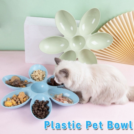Plastic Pet Bowl /Pet Feeder Supply /Cat Bowl/Petal