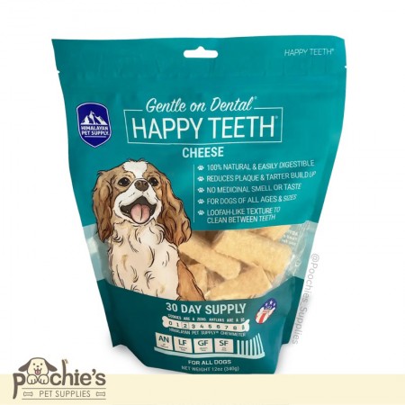 Dog Chew - 30 day Supply HAPPY TEETH CHEESE