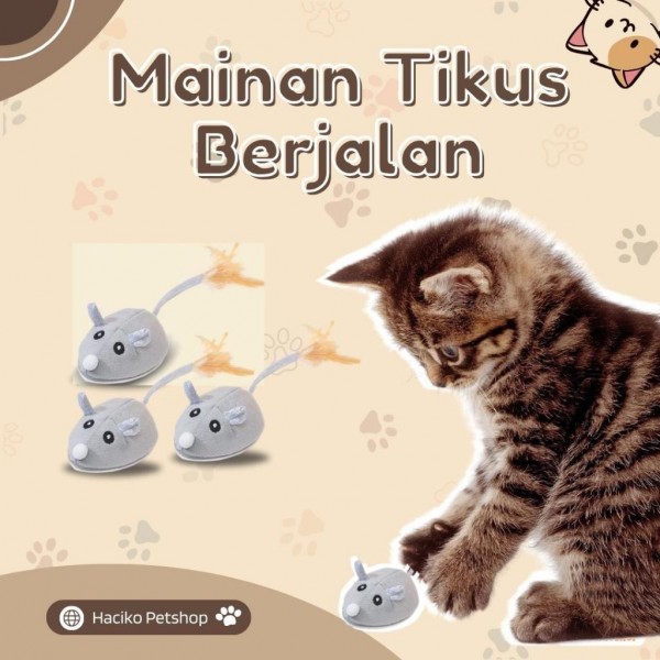 Mainan Kucing Tikus Charger Kabel USB Untuk Hewan Peliharaan Jalan Otomatis Self Pet Cat toy Interaktif