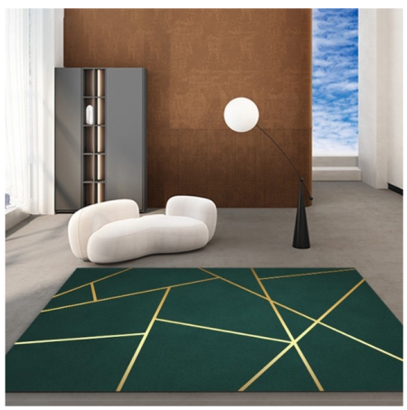 Nordic Geometris Karpet Cahaya Mewah Karpet Ruang Tamu/Kamar 60×90cm