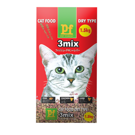 Pet Forest Cat Food 3 Mix