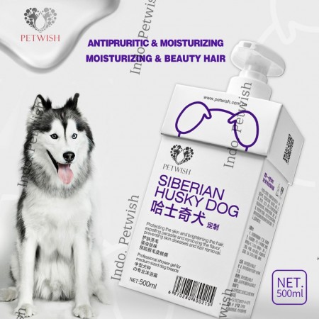 Petwish Shampo Anjing 500ML - Siberian Husky - Dog Shampoo