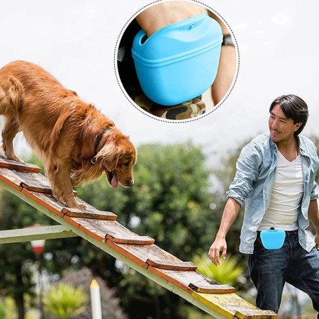 Pet Dog Training Tas Pouch Tempat Snack Pelatihan Kantong Anjing Berjalan