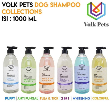 VOLK PET DOG SHAMPOO 1L ALL VARIAN // SHAMPOO ANJING