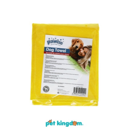 Pet Kingdom Pawise 40X50 cm Handuk Anjing Dog Towel, Kain Anduk Pengering Bulu Anjing