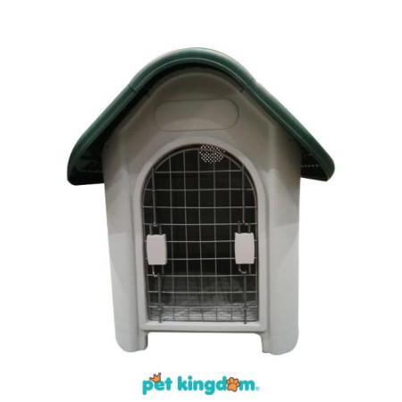 Kandang Anjing Dengan Pintu Logam 60X57X66 cm 403 - Hijau Dog Cage, Tempat Tinggal Anabul,