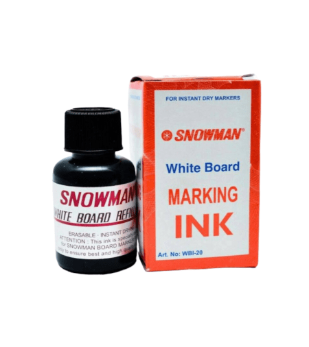 Snowman Refill Ink Non-Permanent Marker Black 1 tube x 1 pcs