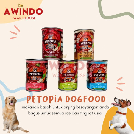 PETOPIA DOGFOOD 380GR - Makanan Basah Anjing Dog Puppy Wet Food