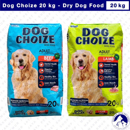 Dog Choize Dog Food Beef & Lamb 20 kg / Makanan Anjing 20kg