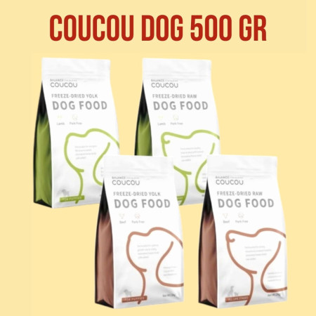 Coucou Dry Dog Food Makanan Anjing 500 GR Adult Puppy All Life Stage
