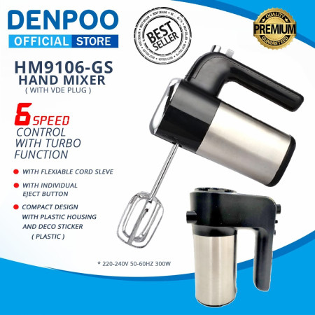 Hand Mixer Denpoo HM9106-GS
