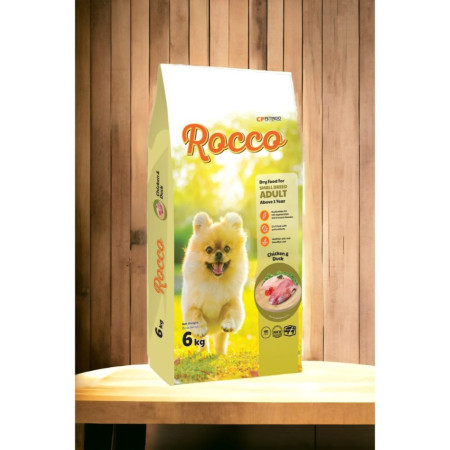Rocco Chicken Duck Small Breed Adult Dog Food Freshpack 6kg
